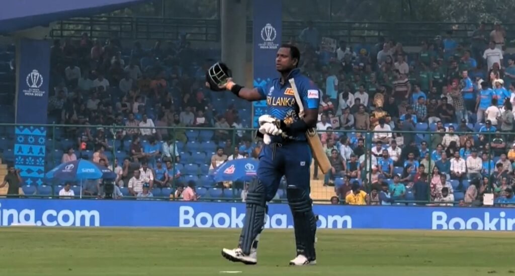 Angelo Mathews Timed Out
